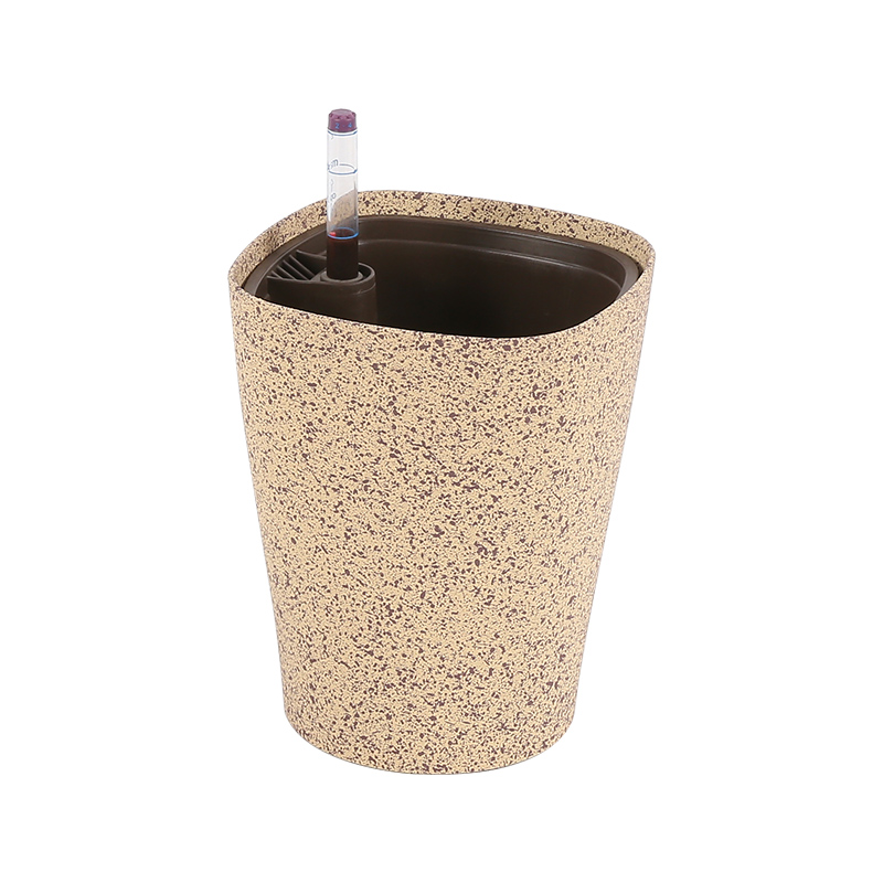 Modelo 1006T maceta rectangular de escritorio de estilo europeo con pequeños puntos