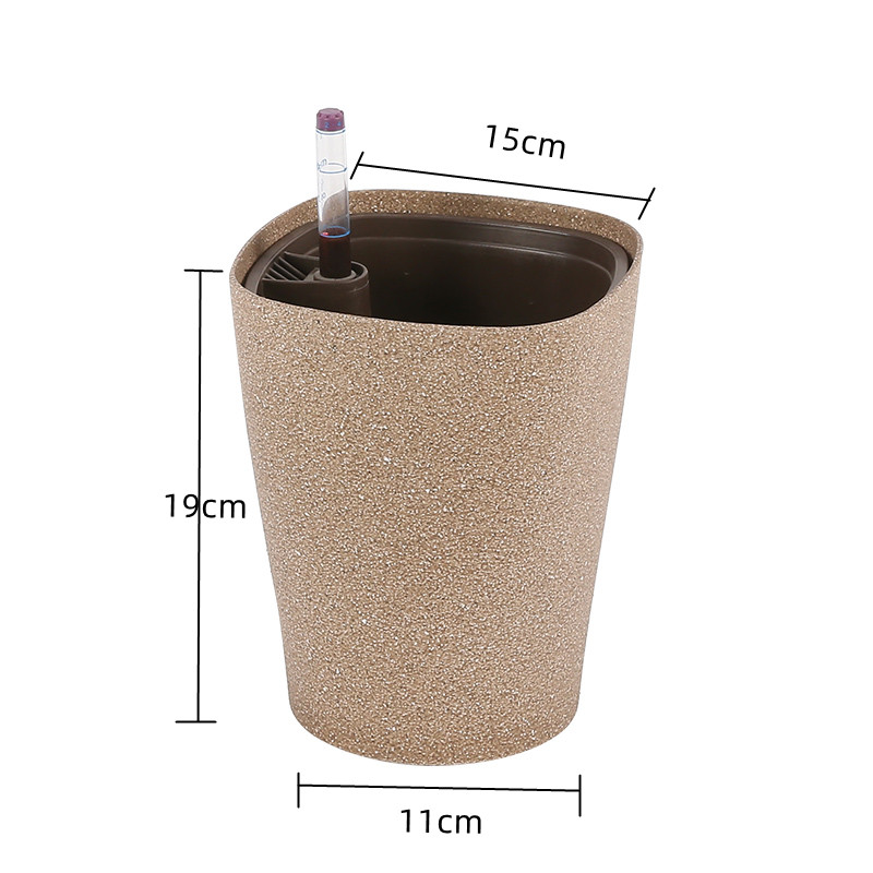 Maceta rectangular de chorro de arena de escritorio de estilo europeo modelo 1006ps